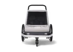 Croozer Kid Keeke 2 Kinderanhänger -Fahrrad Serie 121001620 croozer kid keeke 2 front 02 stone grey 2020 web 1000 x 1000