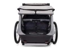 Croozer Kid Keeke 2 Kinderanhänger -Fahrrad Serie 121001620 croozer kid keeke 2 kofferraum stone grey 2020 web 1000 x 1000