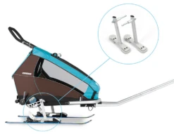 Bestseller -Fahrrad Serie croozer ski adapter set detailansicht517b0