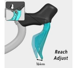 Shimano Schalt-/Bremshebel ST-R7170, Di2, Wireless, Disc, SHIMANO 105 -Fahrrad Serie istr7170la c