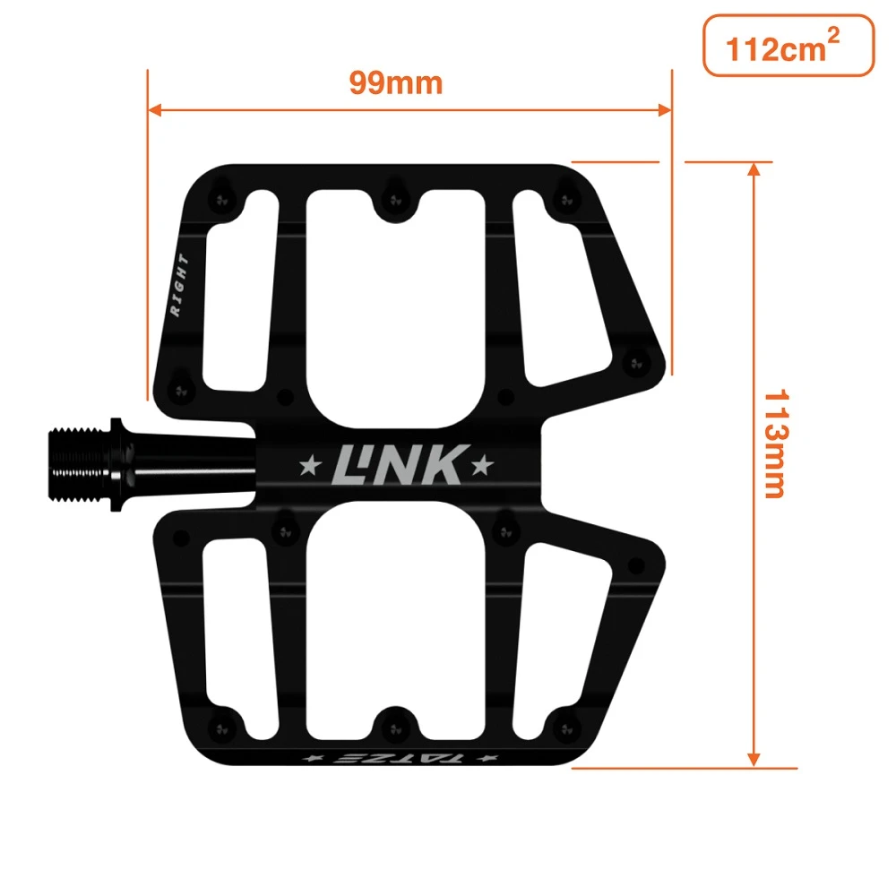 Tatze, LINK TI Flatpedal Mit Titanachse 8 Tatze, LINK TI Flatpedal Mit Titanachse – Bild 6
