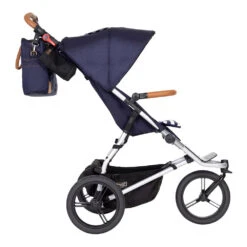 Mountain Buggy Urban Jungle Luxury Kinderwagen-Set Nautical 2021 -Fahrrad Serie mb urban jungle kinderwagen luxury nautical buggy side