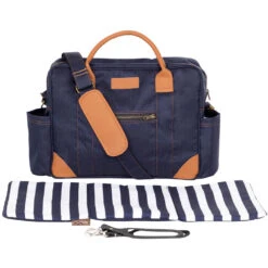 Mountain Buggy Urban Jungle Luxury Kinderwagen-Set Nautical 2021 -Fahrrad Serie mb urban jungle kinderwagen luxury nautical satchel detail