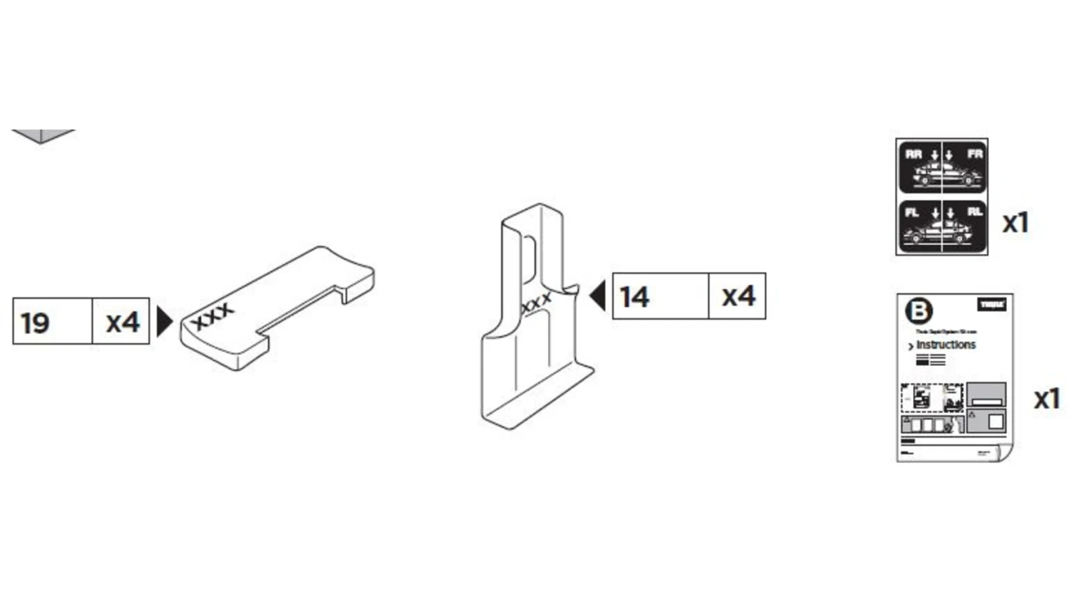 Thule Rapid System Kit - 1055 5 Thule Rapid System Kit - 1055 – Bild 3